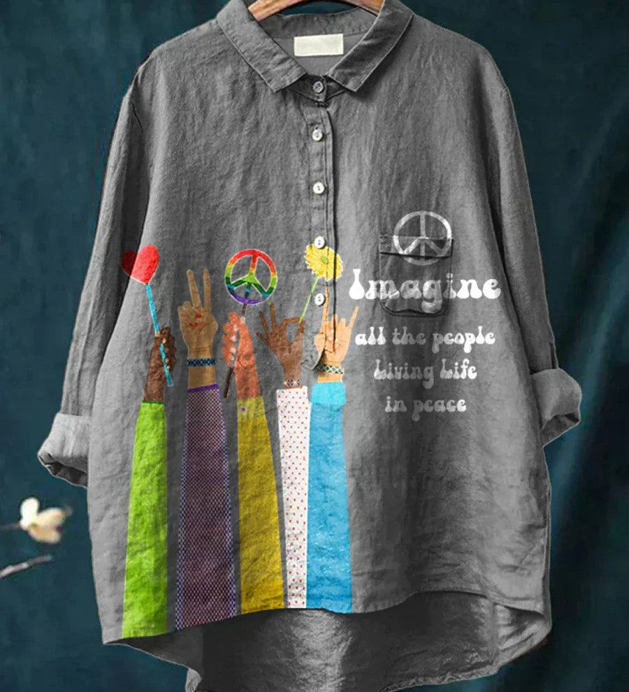 CLAUDINE™ - Serene Art Shirt