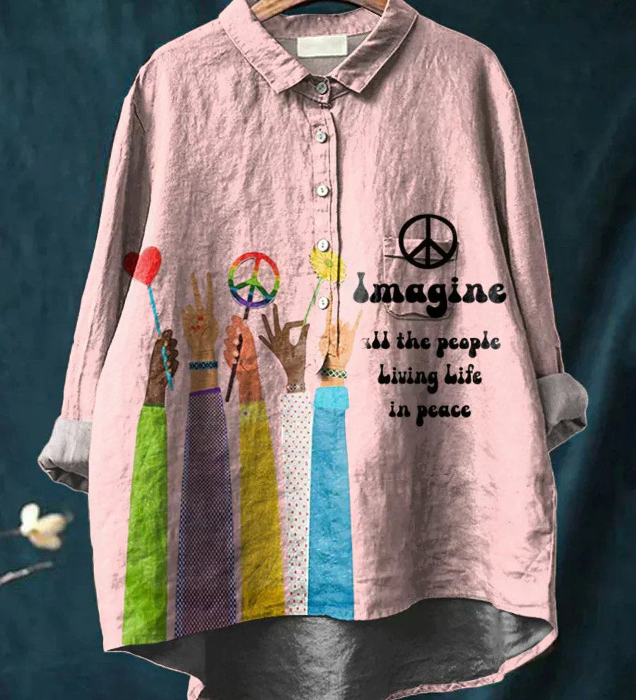 CLAUDINE™ - Serene Art Shirt