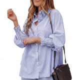 WHITNEY™ – Classic Striped Button Shirt