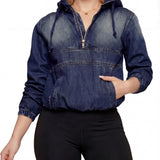 TABITHA™ – Casual Half Zip Hoodie Pullover