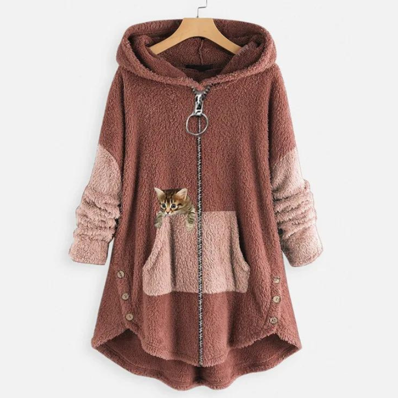 Vanda | Warm and Soft Jacket, as Hugable as a Teddy Bear