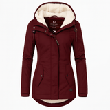 Soraya | Long Waterproof Jacket with Hood and Lining